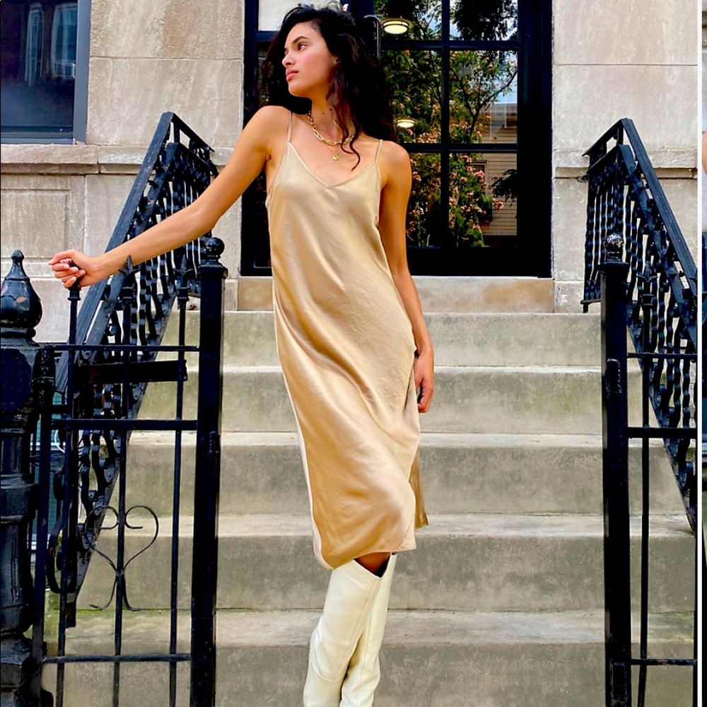Beautiful slip dress with optional sweater dress available!